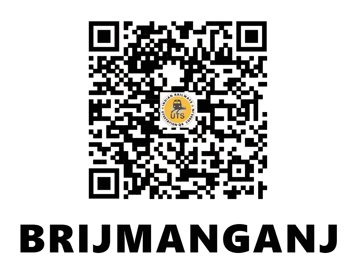 UTS QR Code for BRIJMANGANJ - BMJ - NE (UTTAR PRADESH)